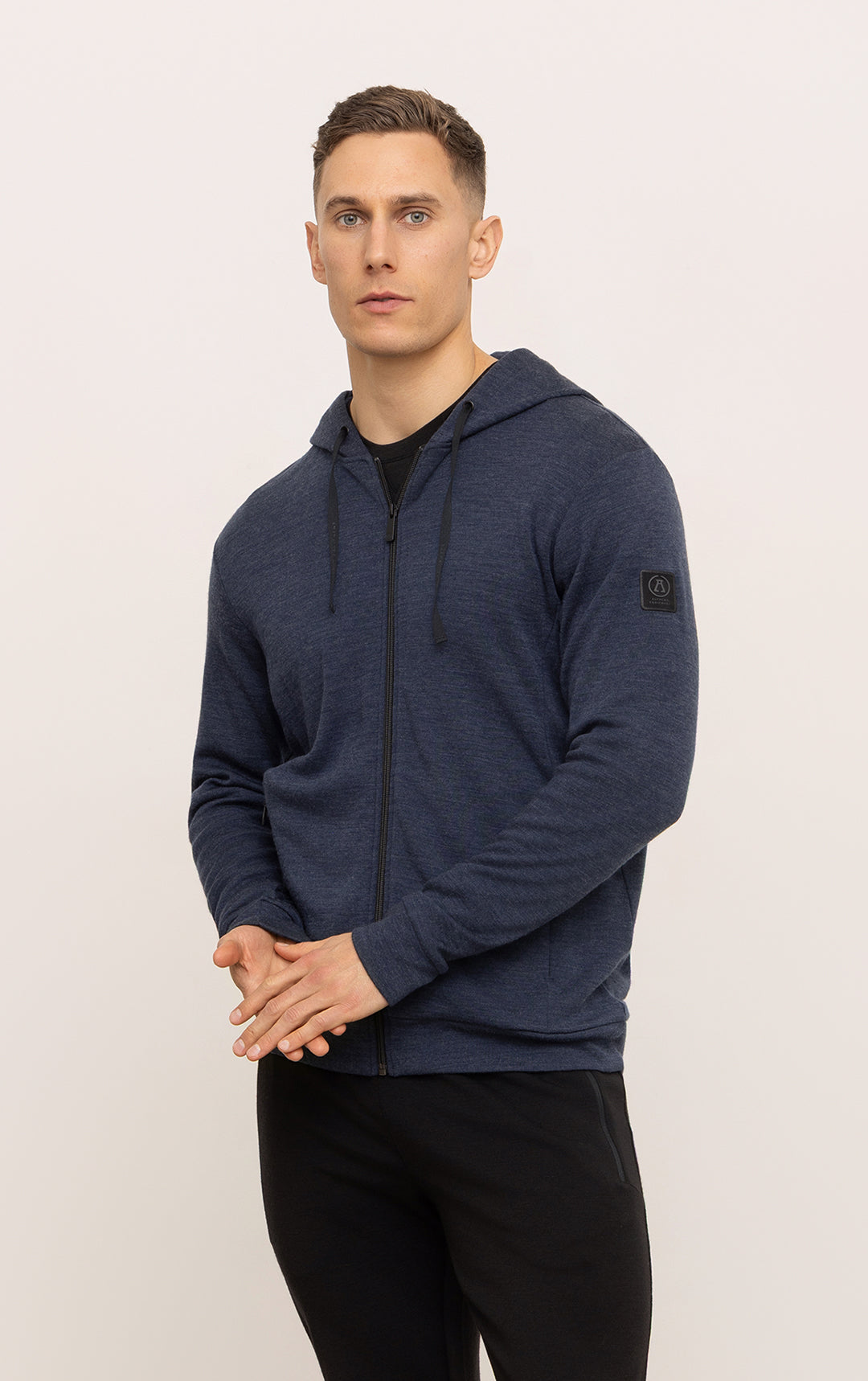 320GSM MERINO ZIPPED HOODY
