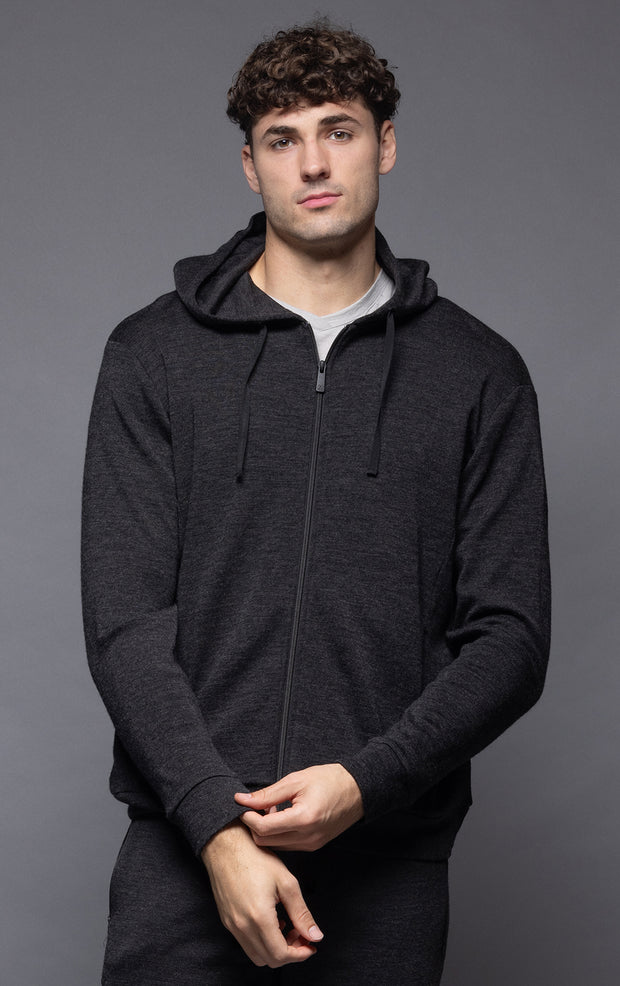 320GSM MERINO ZIPPED HOODY - Alchemy Equipment NZ