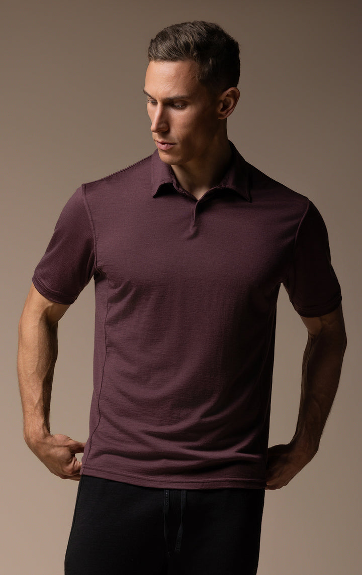 180GSM MERINO SS POLO