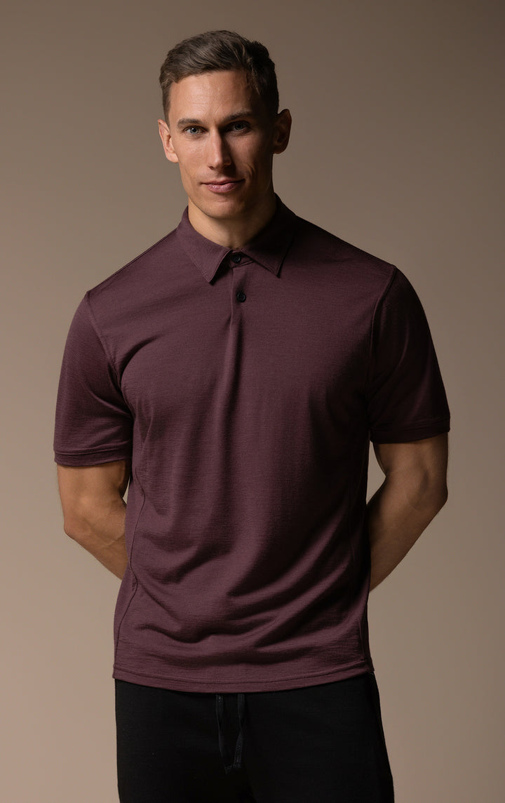 180GSM MERINO SS POLO