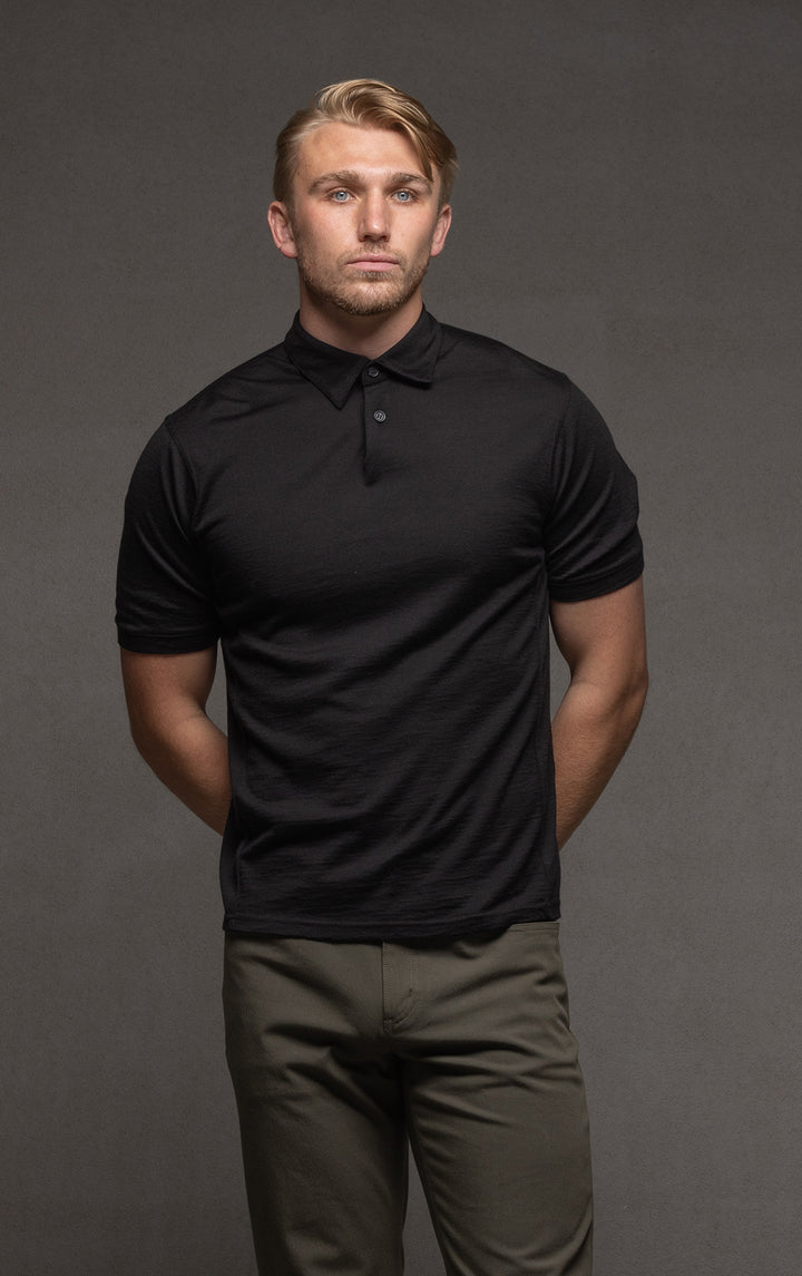 180GSM MERINO SS POLO