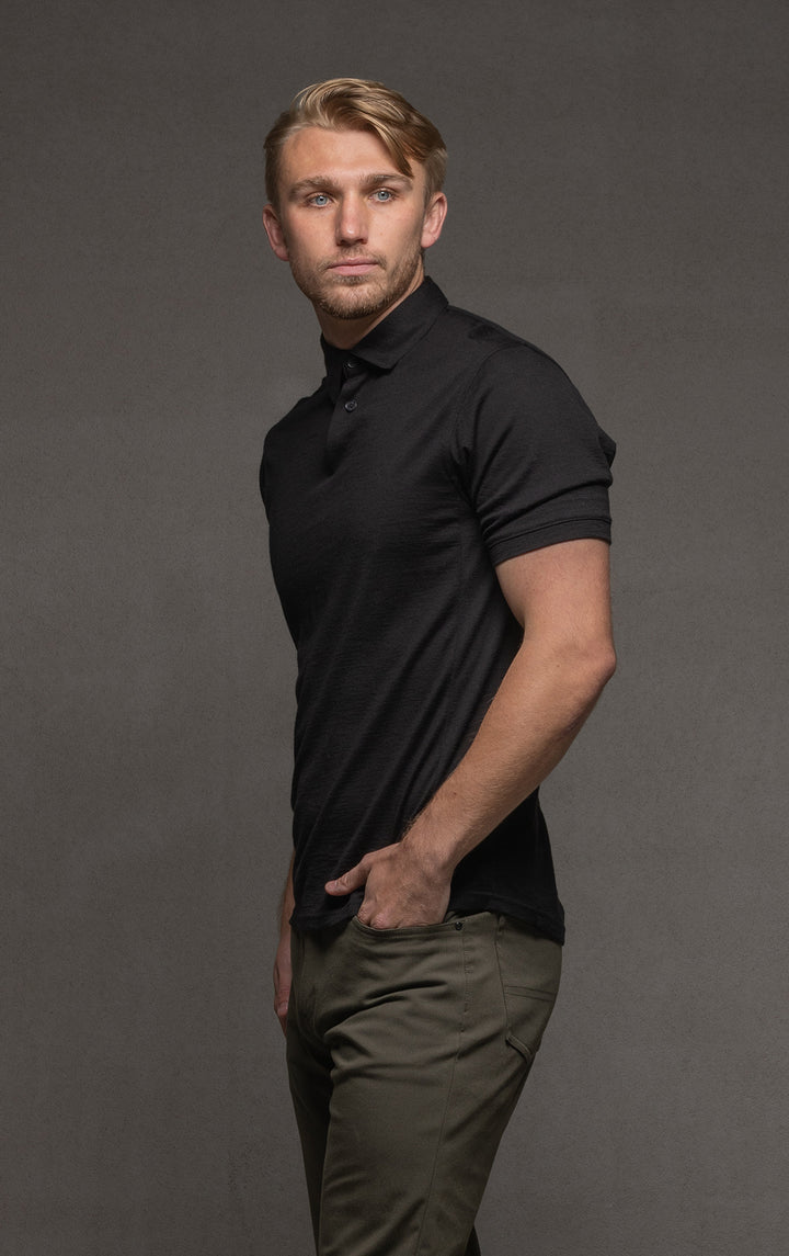 180GSM MERINO SS POLO