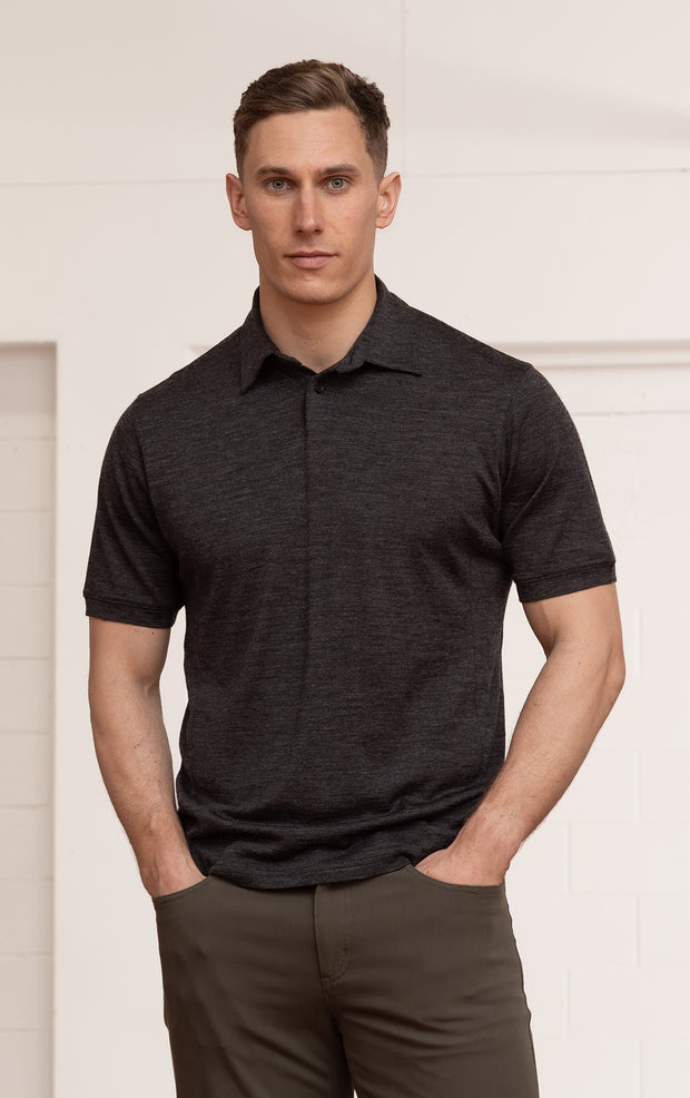 180GSM MERINO SS POLO