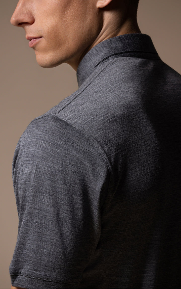 180GSM MERINO SS POLO