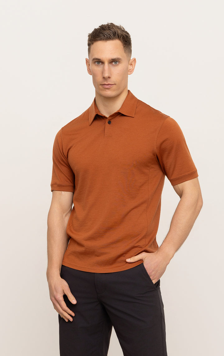 180GSM MERINO SS POLO