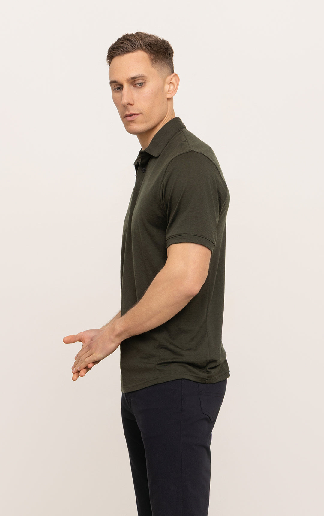 180GSM MERINO SS POLO