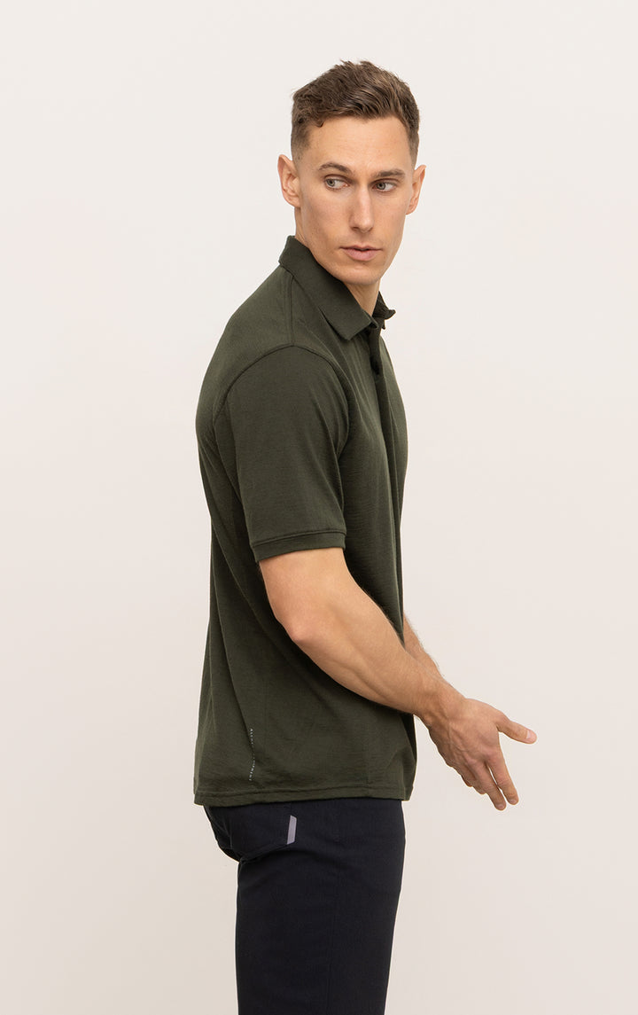 180GSM MERINO SS POLO