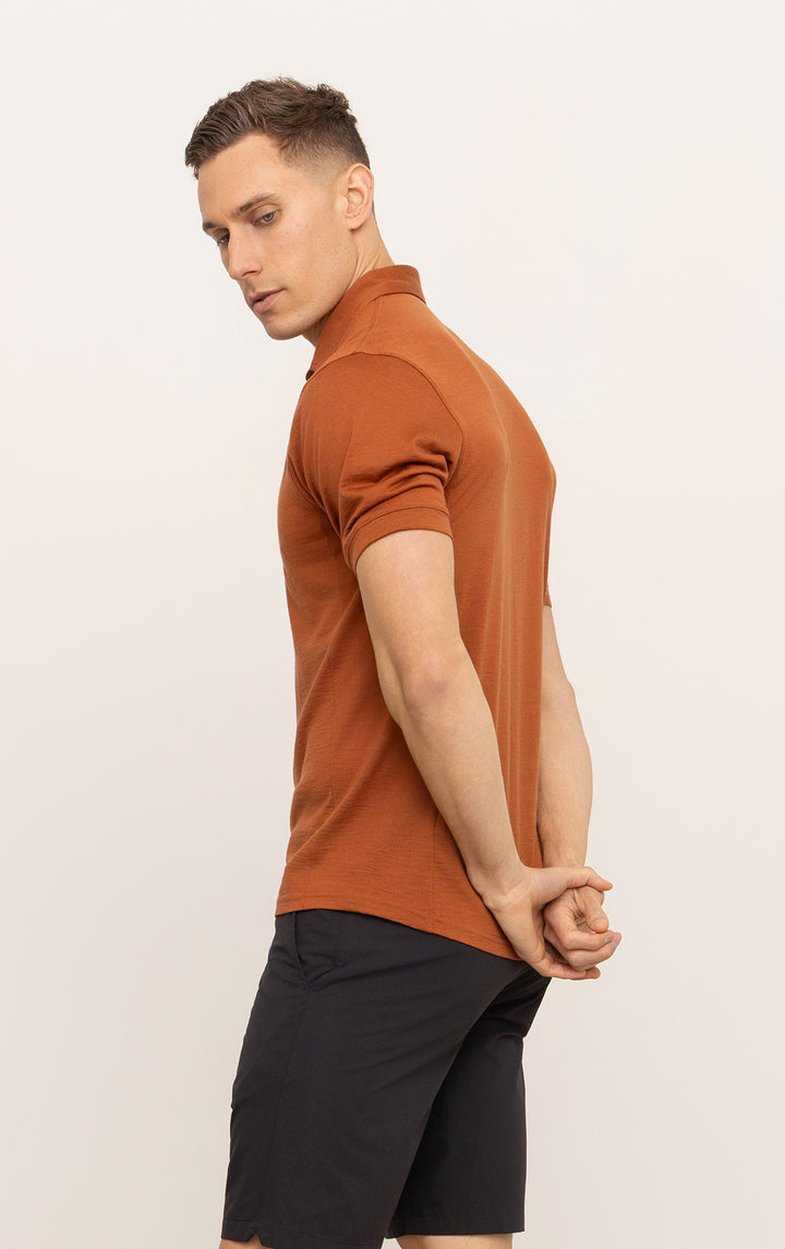 180GSM MERINO SS POLO