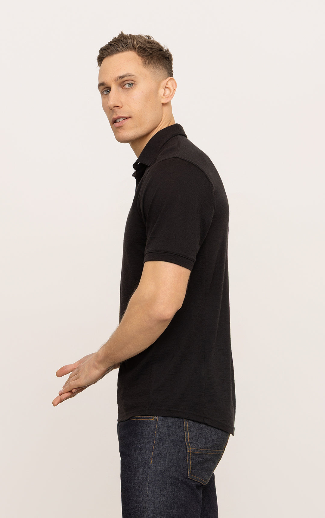 180GSM MERINO SS POLO