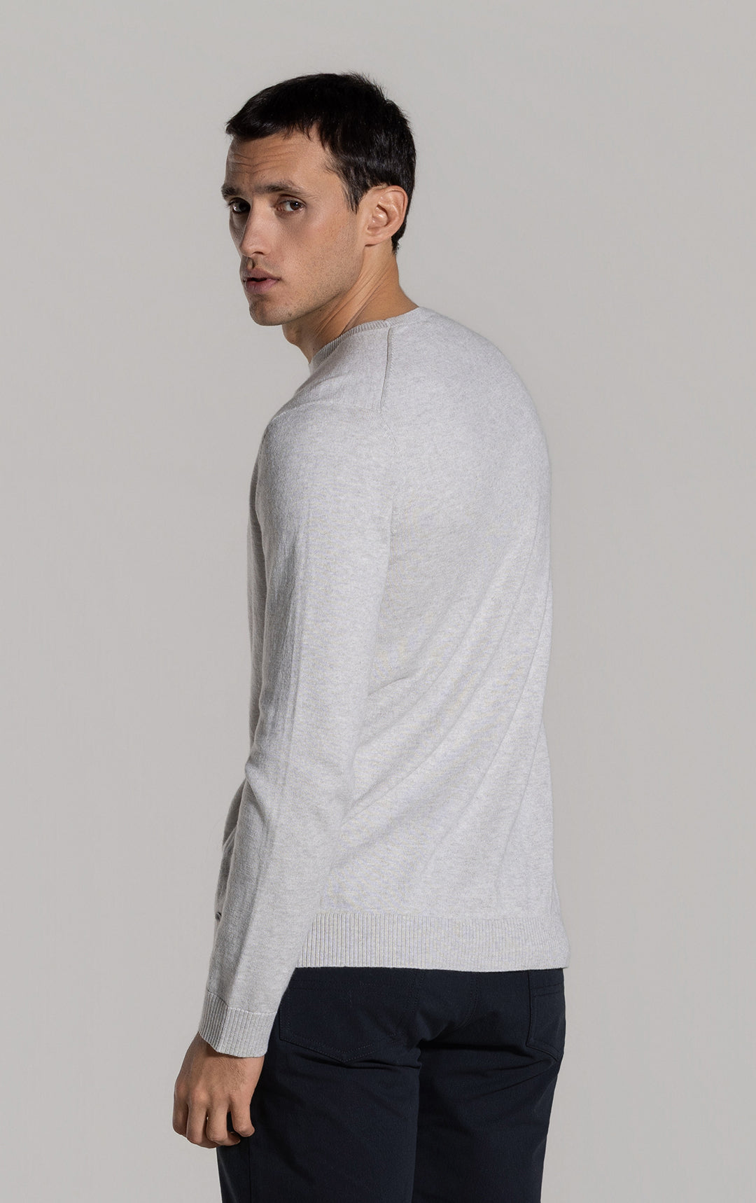 12GG COTTON CASHMERE LS JERSEY - CLEARANCE