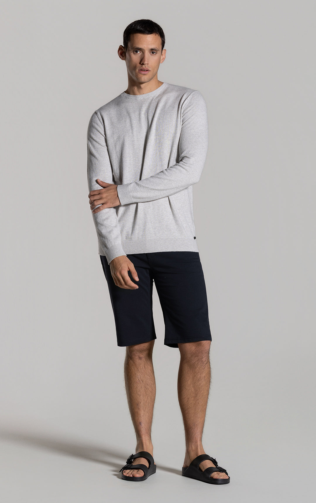12GG COTTON CASHMERE LS JERSEY