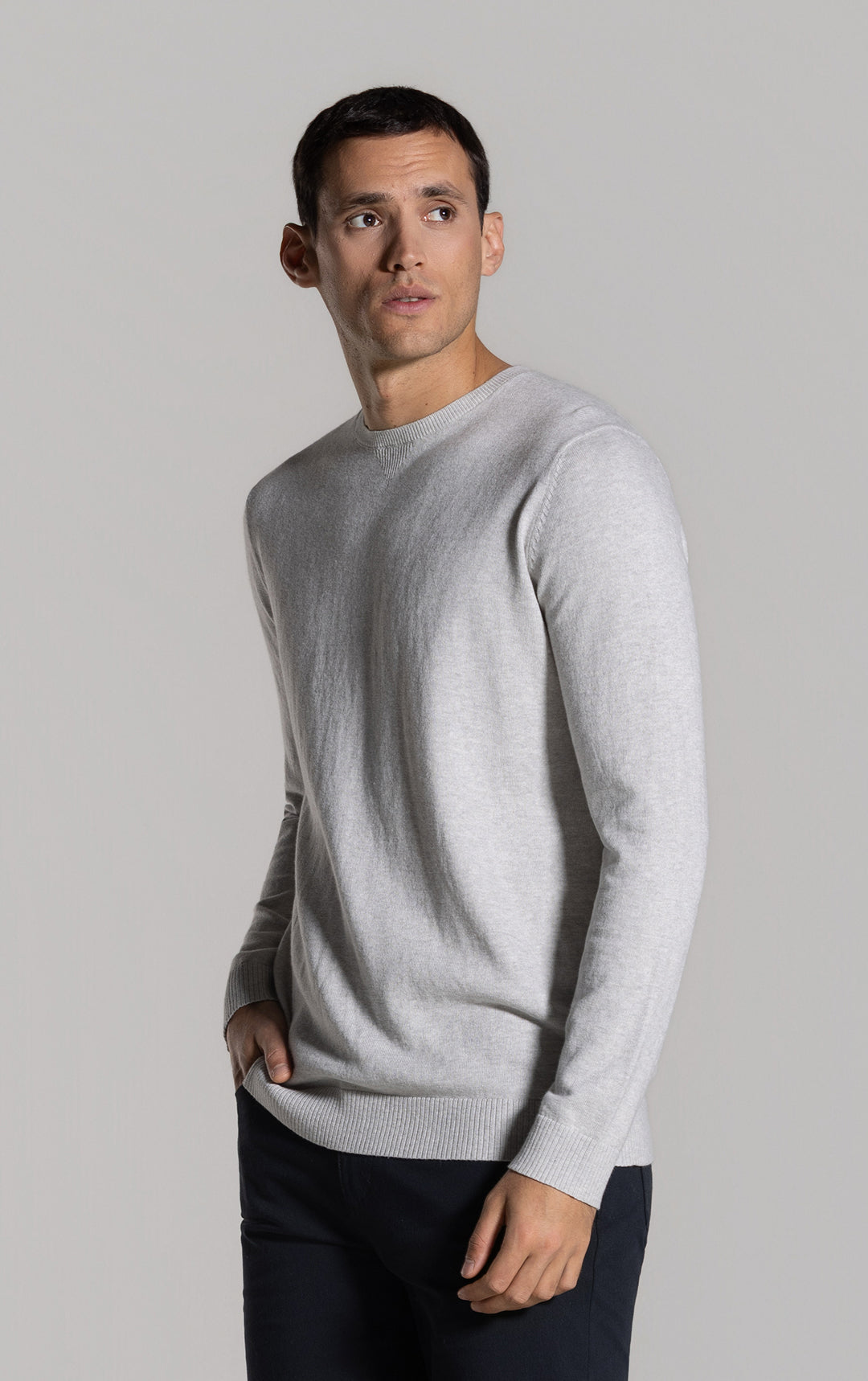 12GG COTTON CASHMERE LS JERSEY