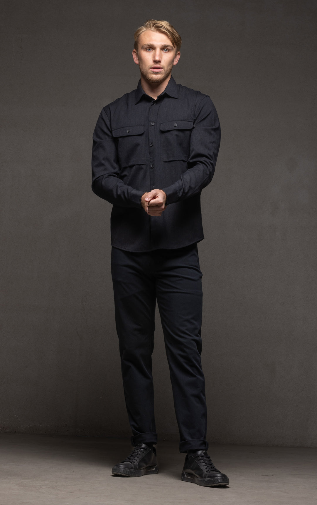 WOOL COTTON WORK SHIRT