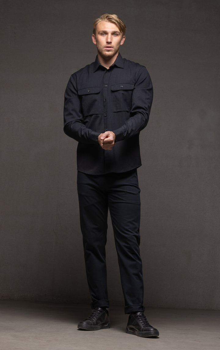 WOOL COTTON WORK SHIRT