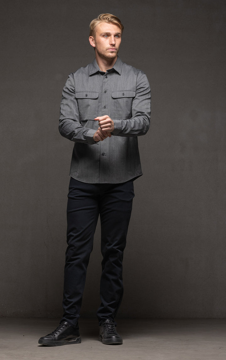 WOOL COTTON WORK SHIRT