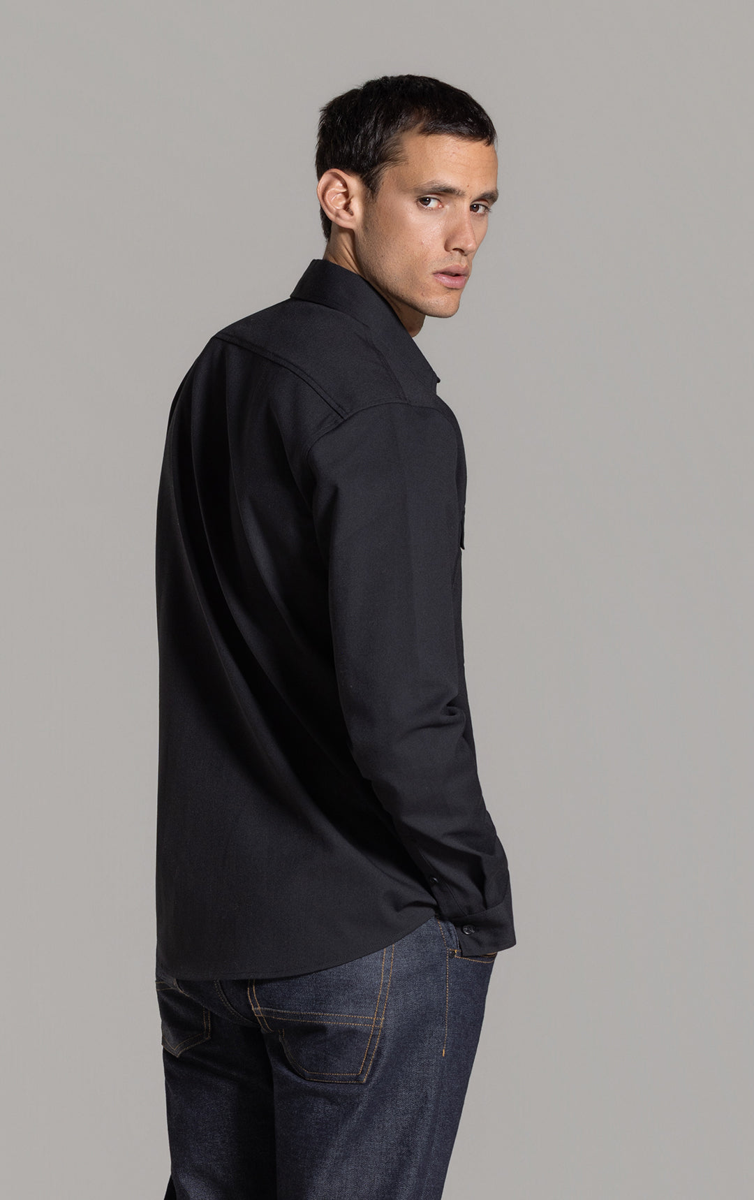 WOOL COTTON WORK SHIRT