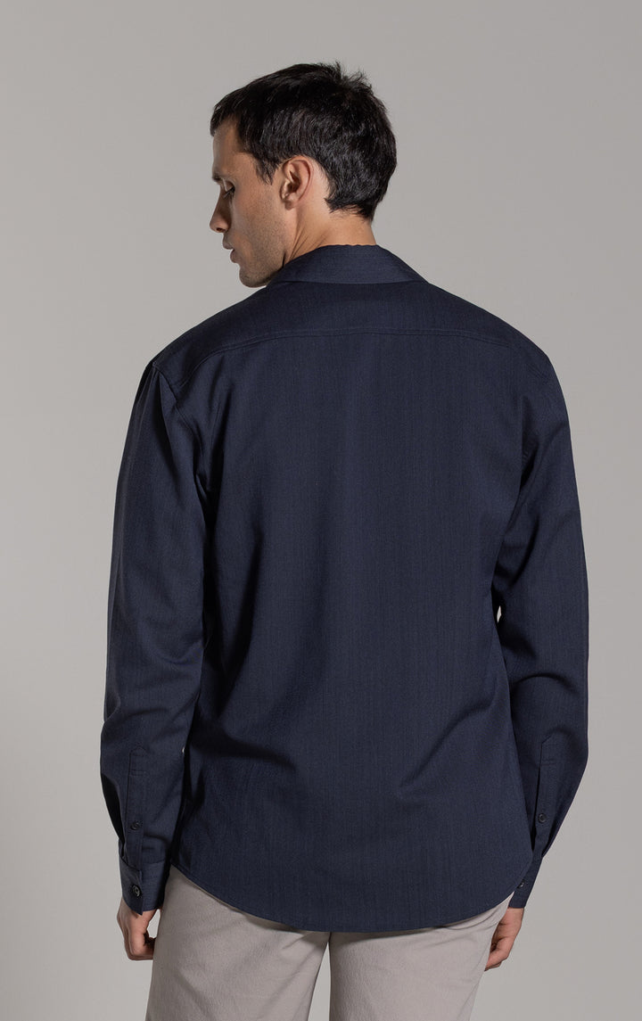 WOOL COTTON WORK SHIRT