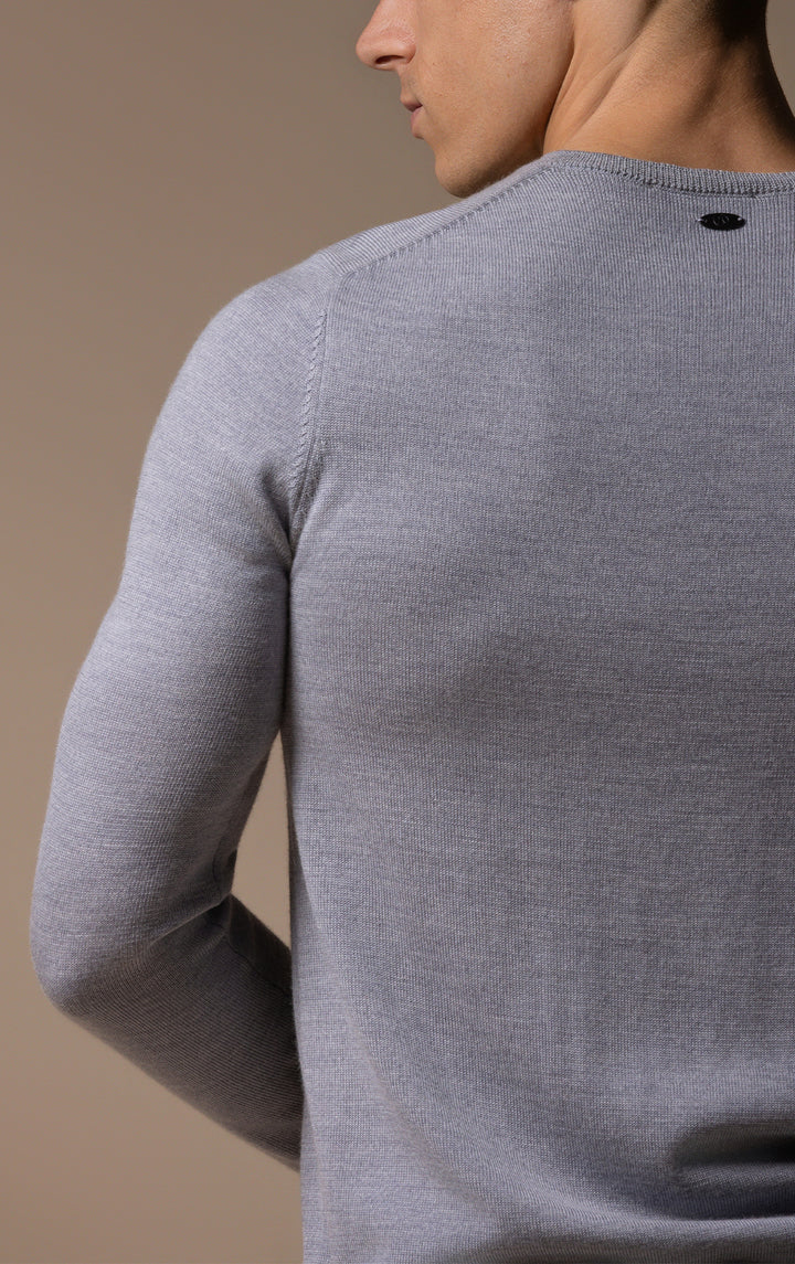 12GG MERINO V-NECK SWEATER