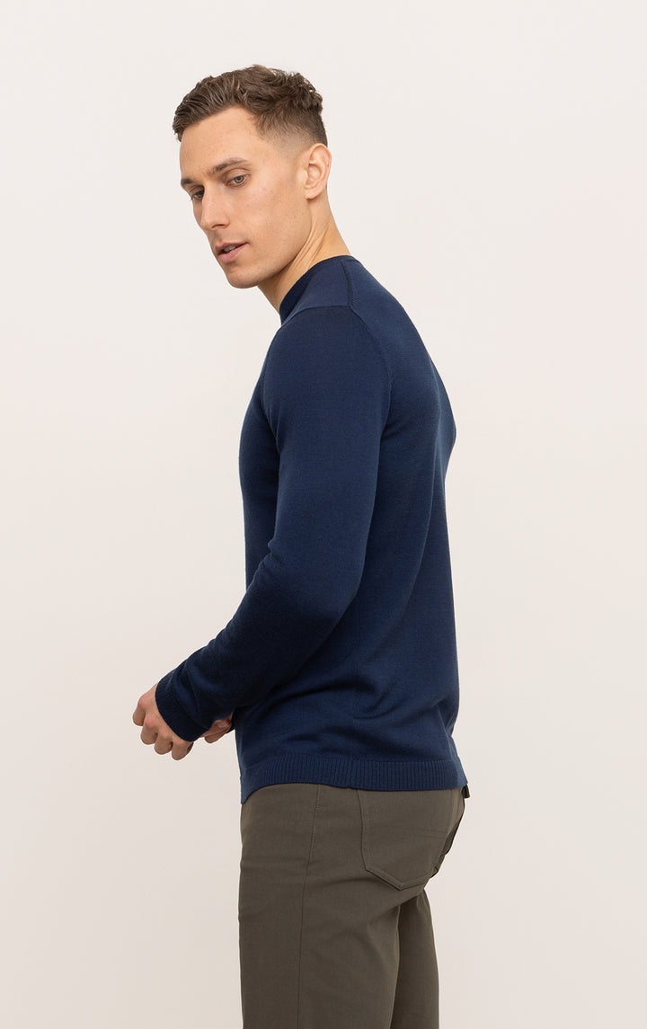 12GG MERINO V-NECK SWEATER