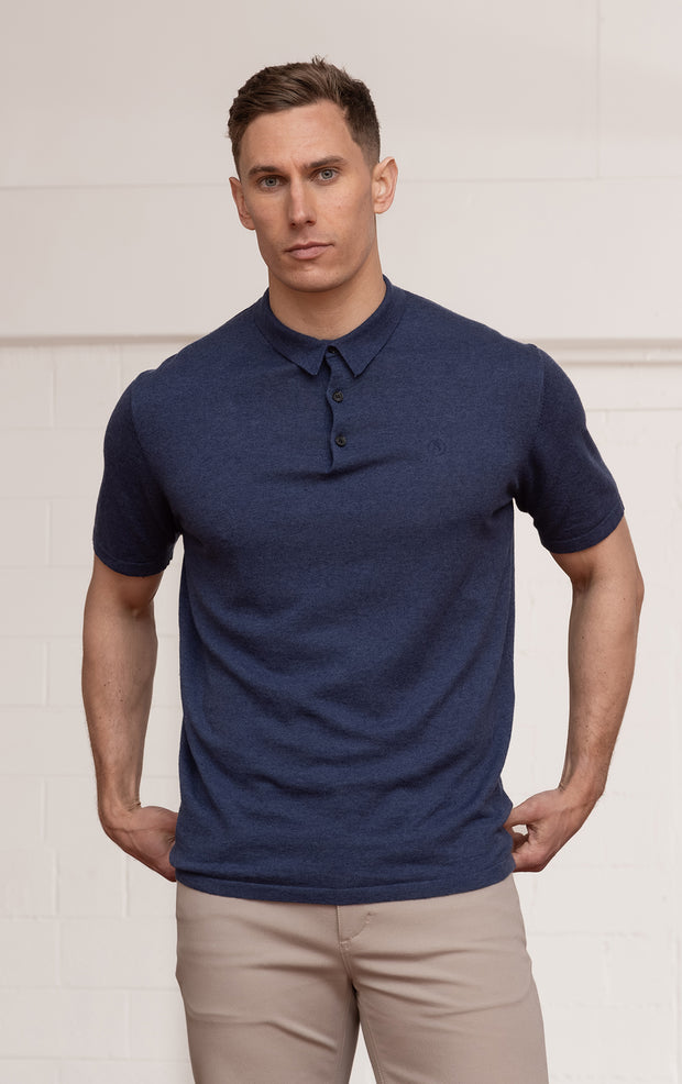 14GG COTTON LINEN POLO