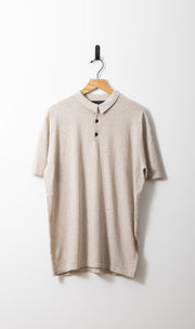 14GG COTTON LINEN POLO