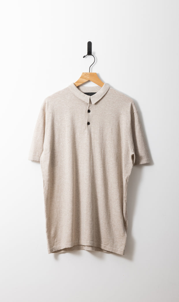 14GG COTTON LINEN POLO