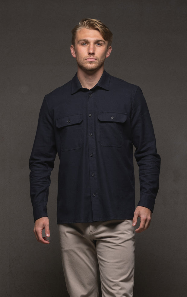 HEMP TENCEL LAUNDERED SHIRT