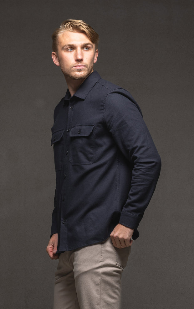 HEMP TENCEL LAUNDERED SHIRT