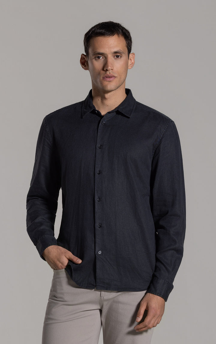 HEMP TENCEL LAUNDERED SHIRT