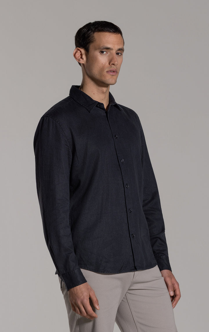 HEMP TENCEL LAUNDERED SHIRT