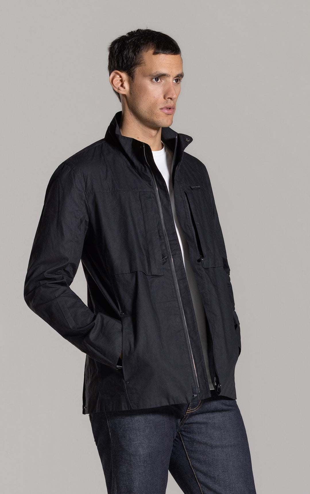 WAXED COTTON JACKET