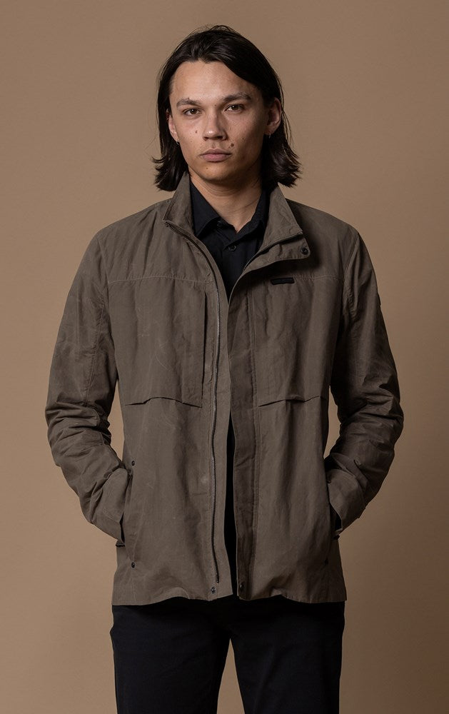 WAXED COTTON JACKET