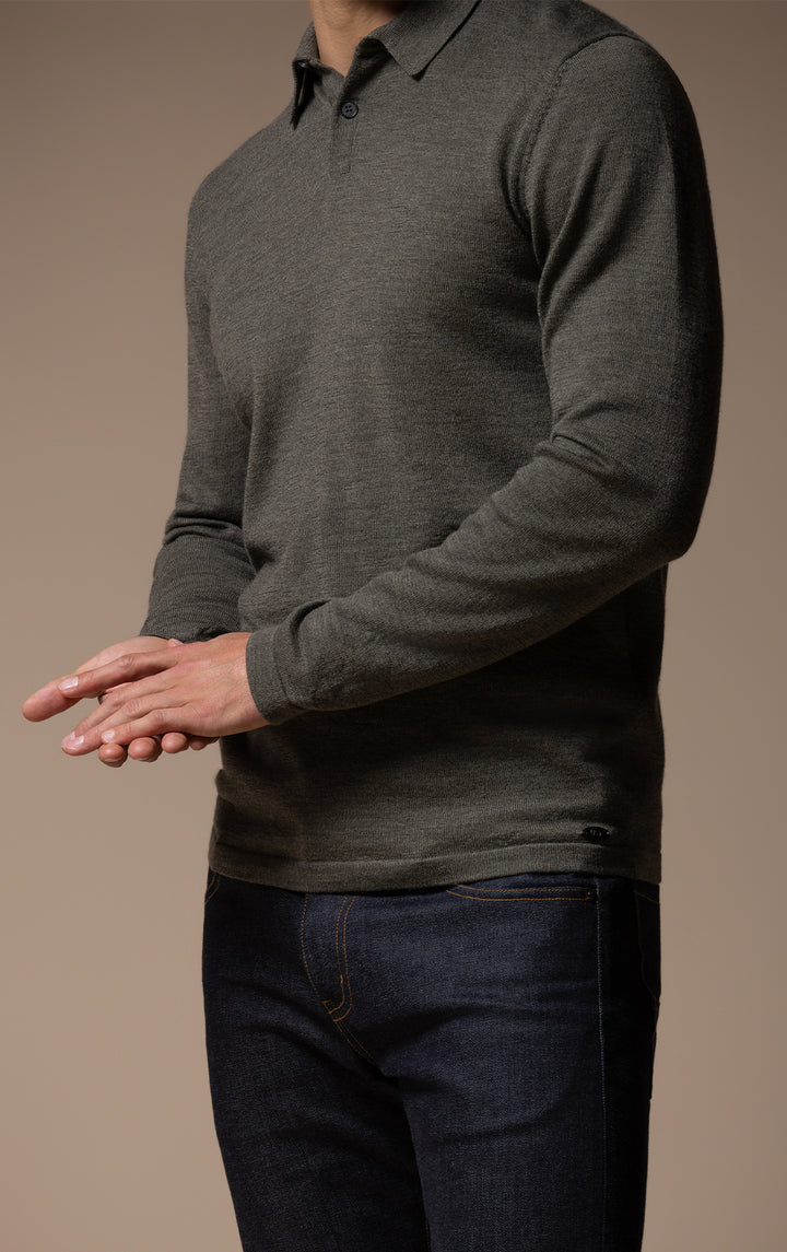 12 GAUGE LONG SLEEVE POLO