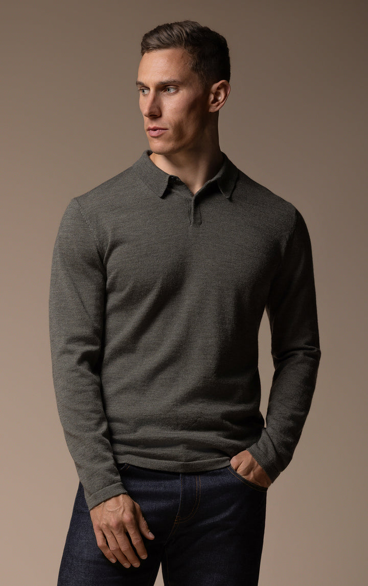 12 GAUGE LONG SLEEVE POLO