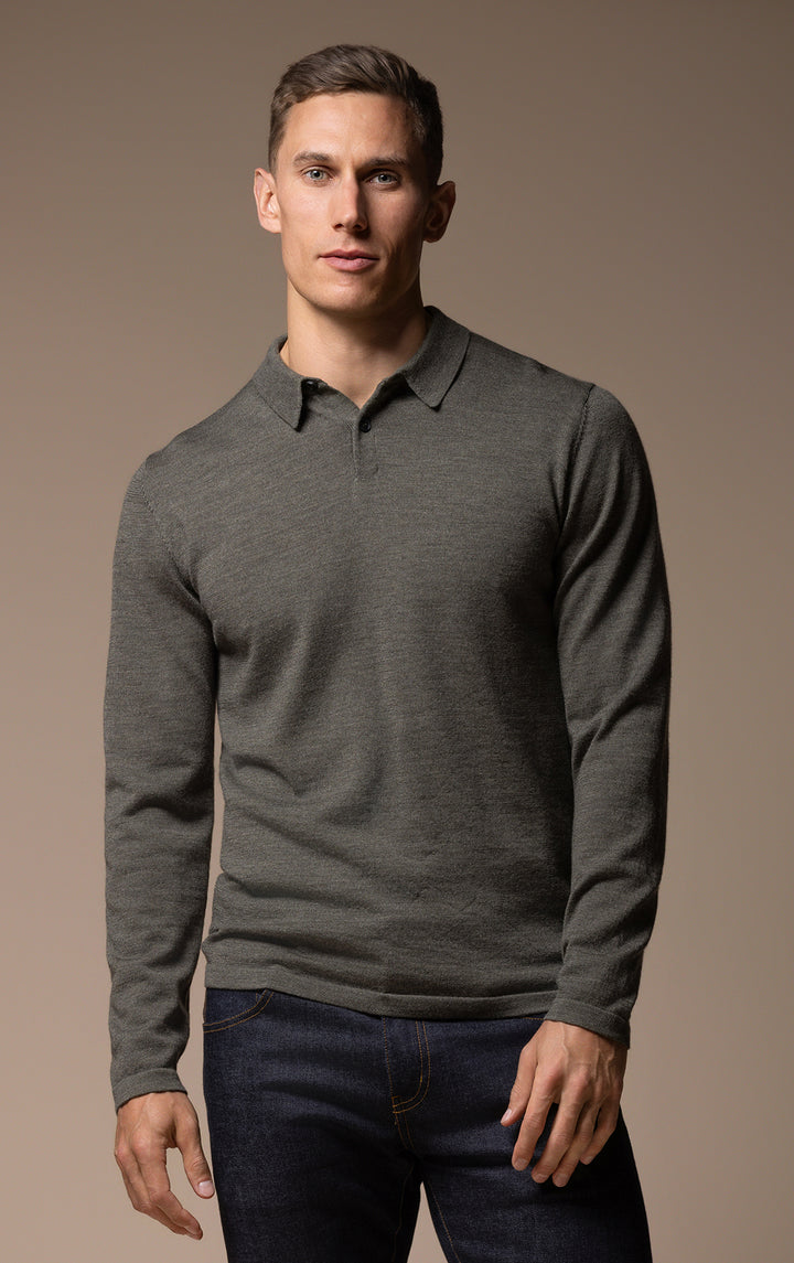 12 GAUGE LONG SLEEVE POLO