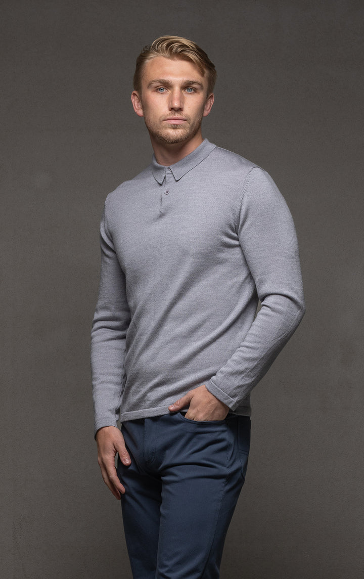 12 GAUGE LONG SLEEVE POLO