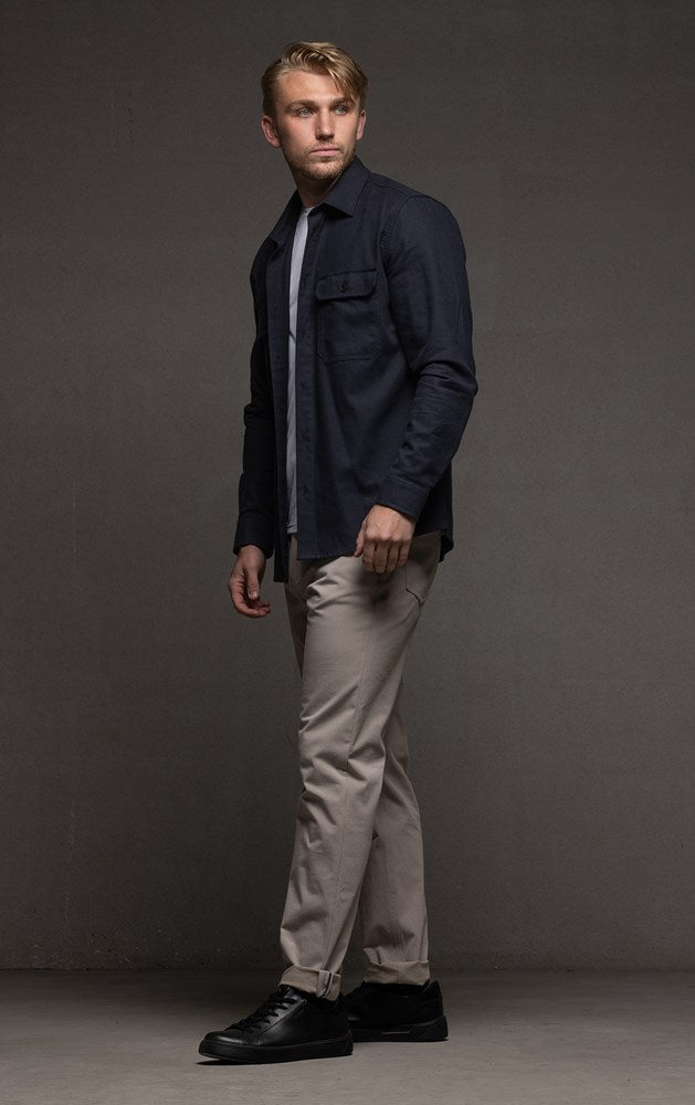 COTTON FLANNEL OVERSHIRT - CLEARANCE