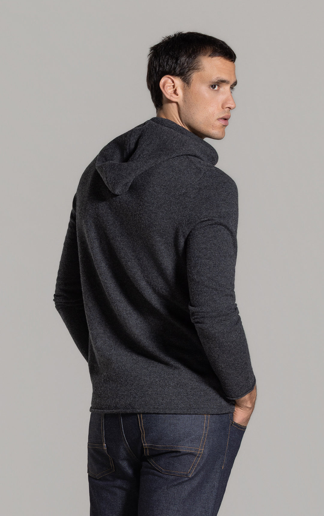 12GG BRUSHED MERINO HOODY