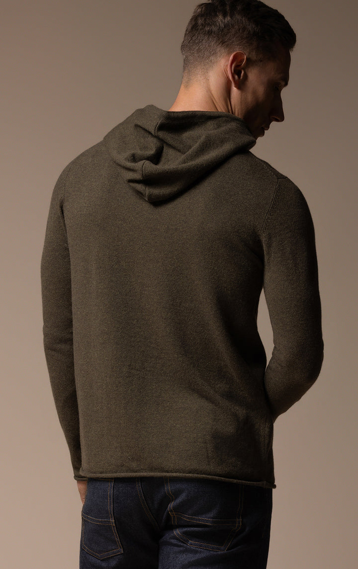 12GG BRUSHED MERINO HOODY