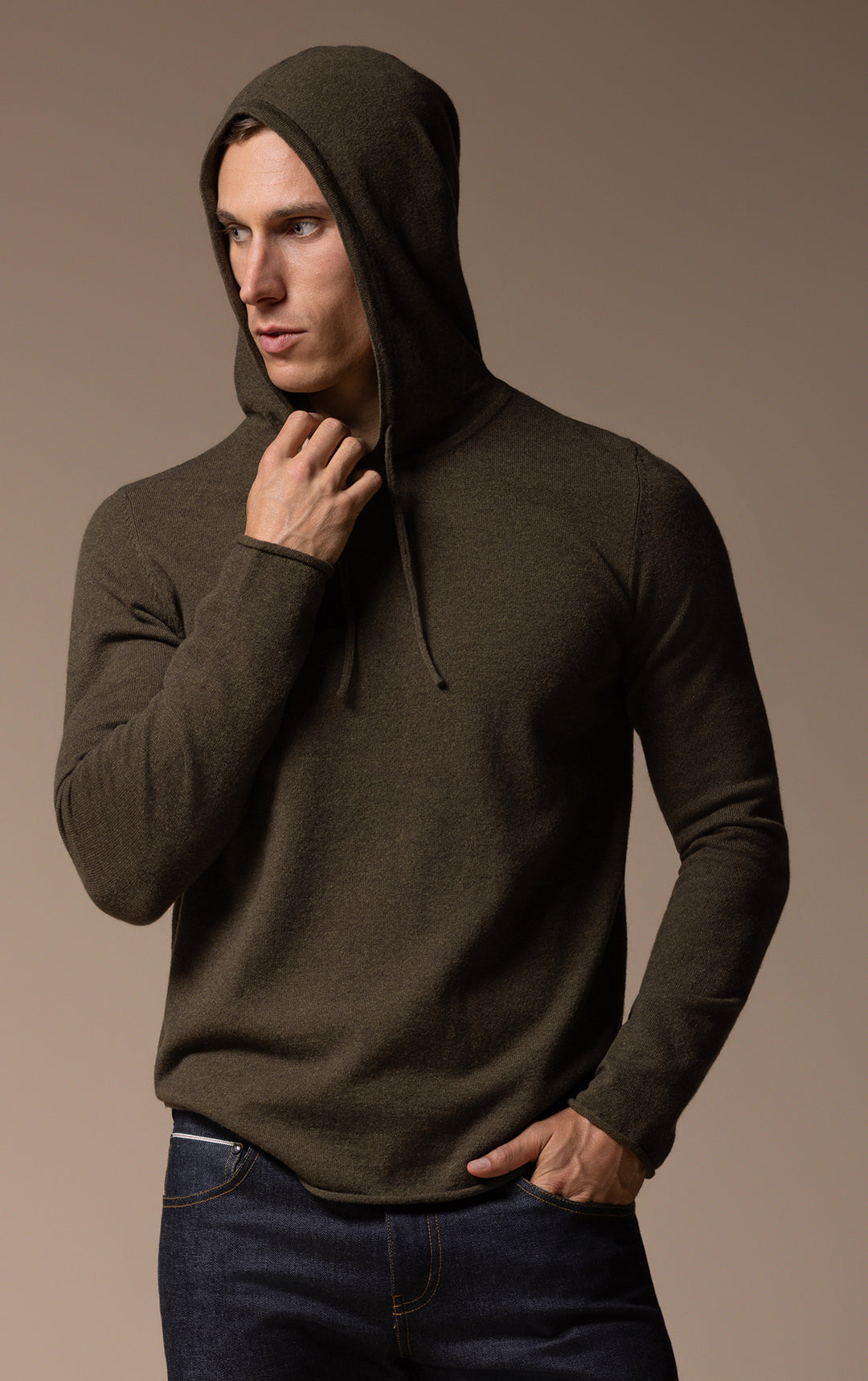 12GG BRUSHED MERINO HOODY