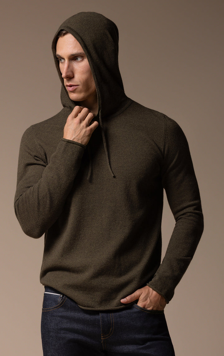 12GG BRUSHED MERINO HOODY