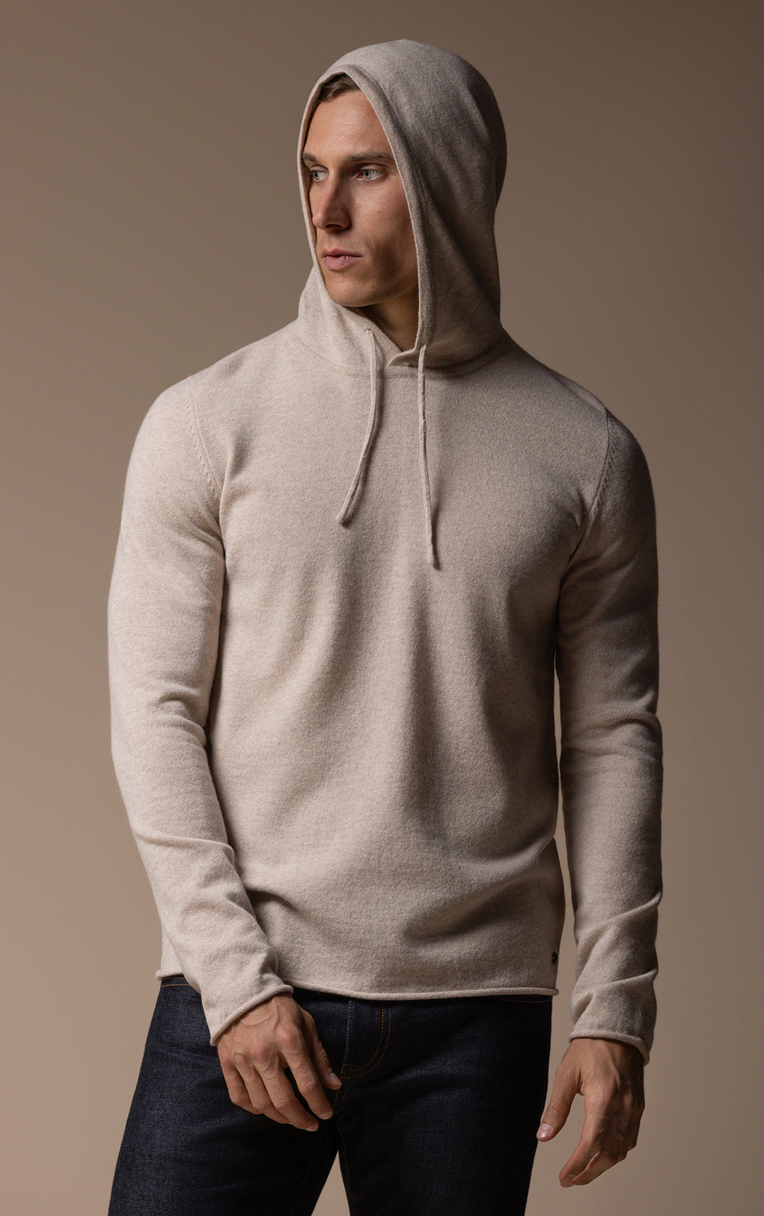 12GG BRUSHED MERINO HOODY