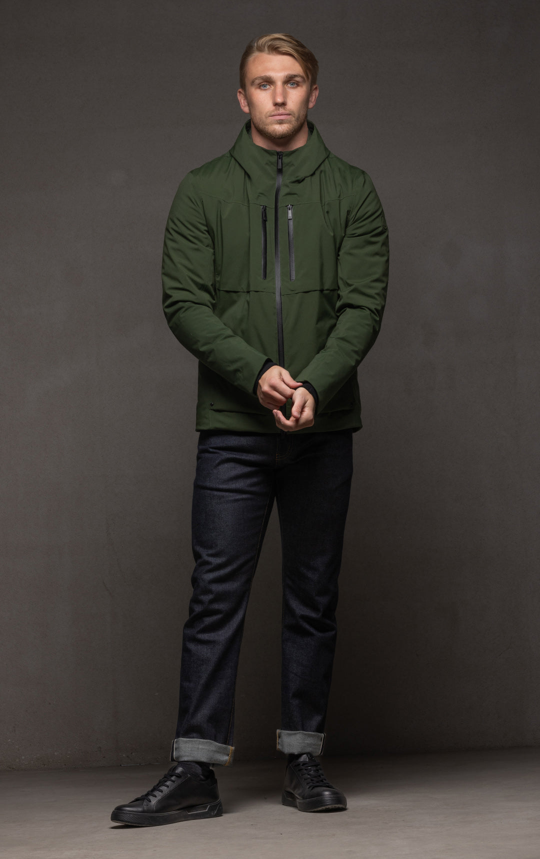 LAMINATED PRIMALOFT COAT
