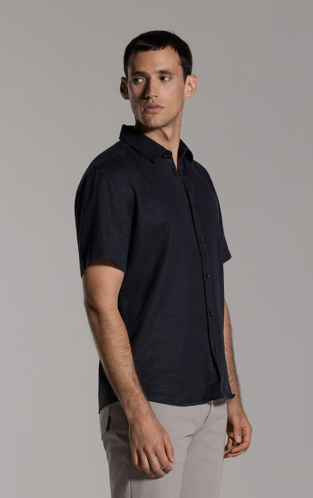 HEMP TENCEL LAUNDERED SS SHIRT