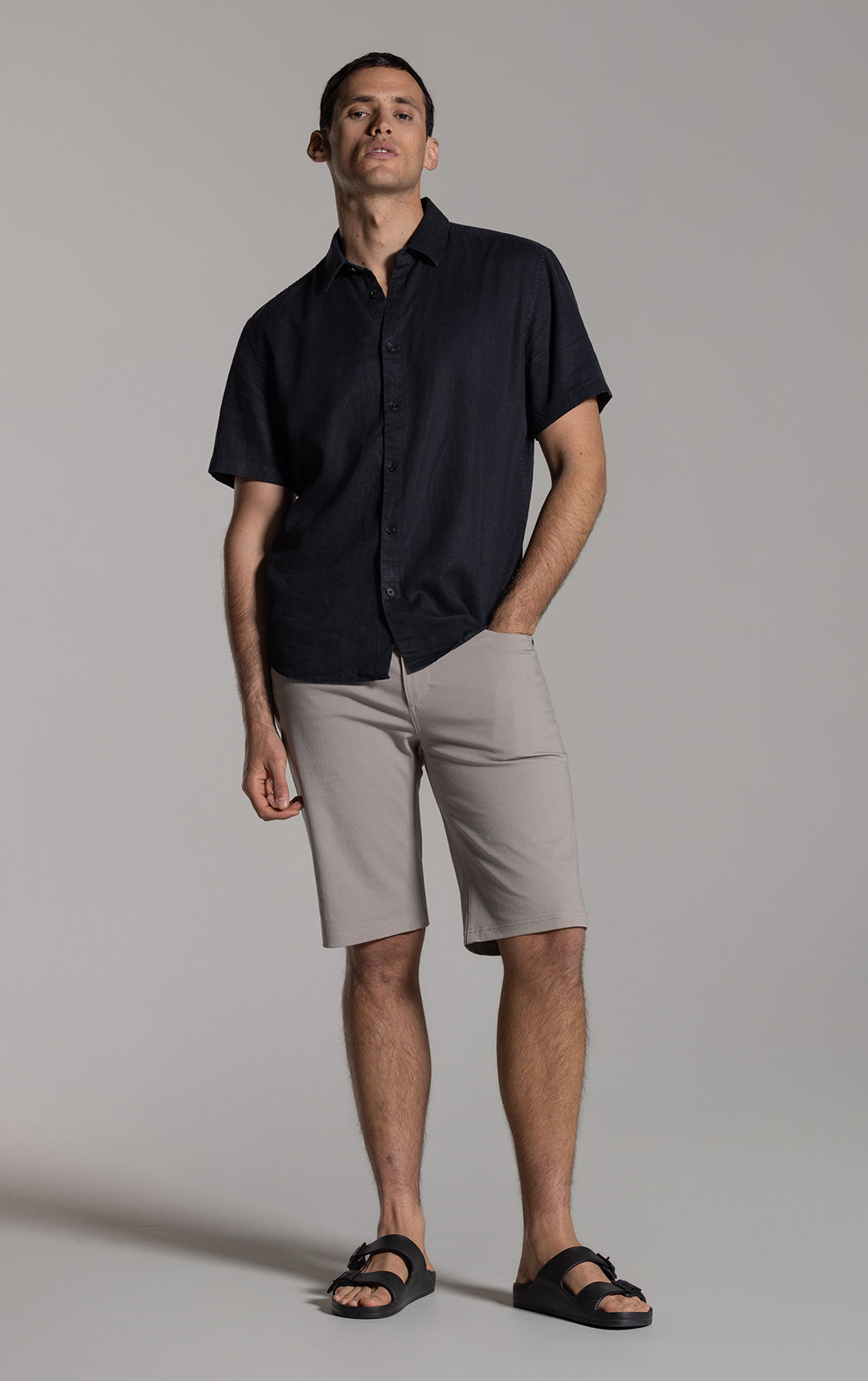 HEMP TENCEL LAUNDERED SS SHIRT