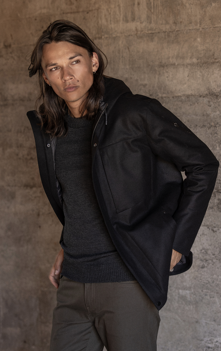 PRIMALOFT LAMINATED WOOL JACKET