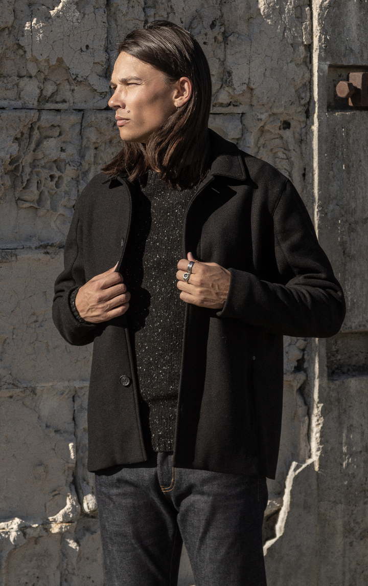 WOOL CAR COAT - CLEARANCE