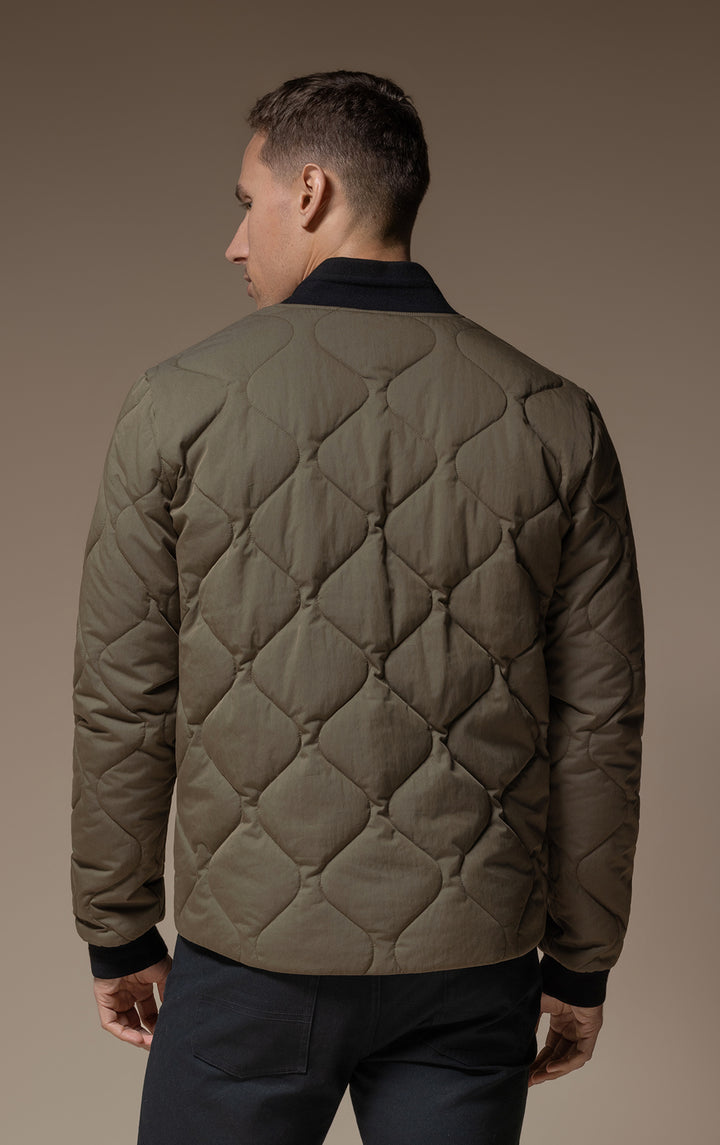 QUILTED BOMBER