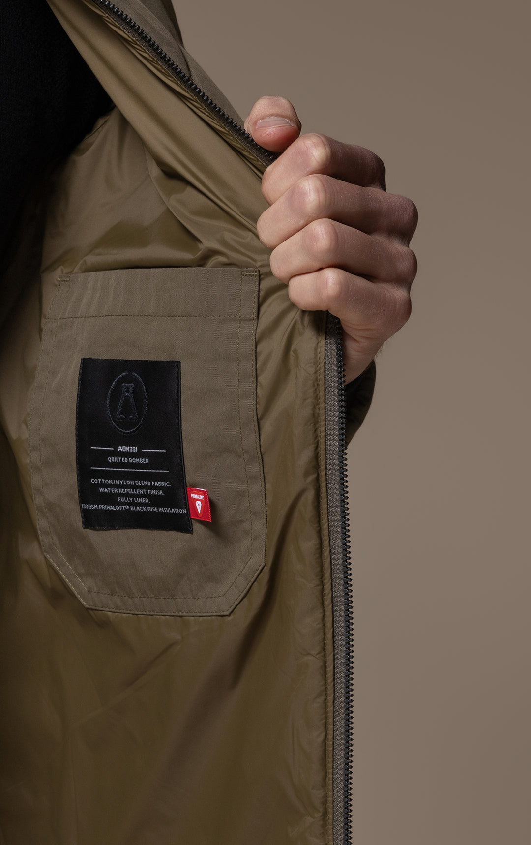 QUILTED BOMBER