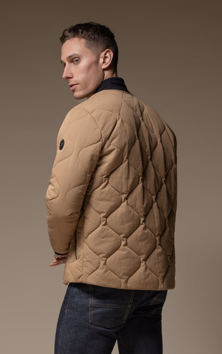 QUILTED BOMBER